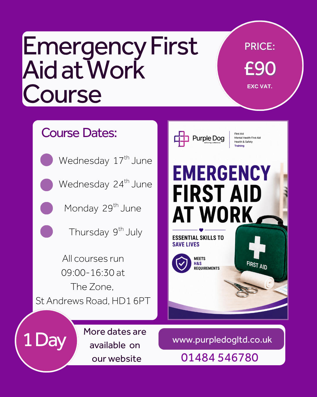 Emergency First Aid at Work Course